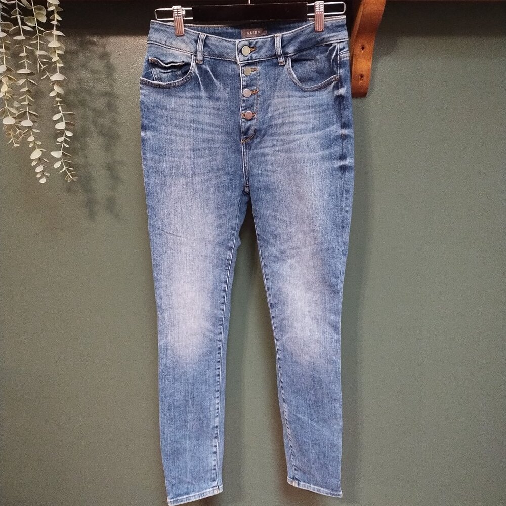 DL1961 | High Rise Button Fly Farrow Ankle Jeans